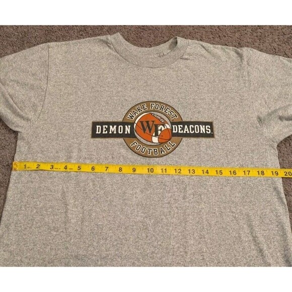 Vintage Cotton Exchange Wake Forest Demon Deacons Football T-Shirt Men's M - Picture 5 of 6